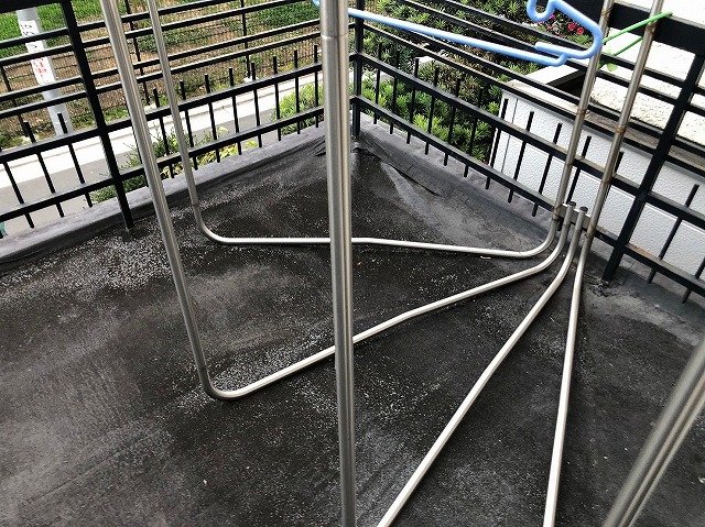 ベランダ防水点検