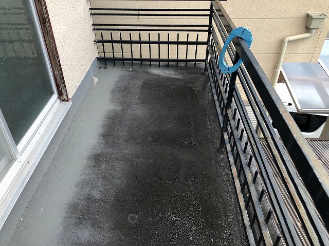 ベランダ防水現調