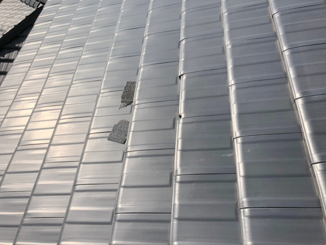 八尾市_屋根 _瓦_現況_飛来物