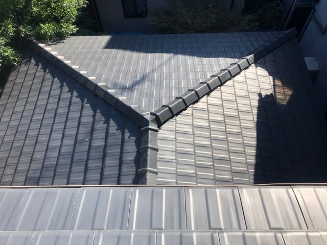 八尾市_屋根 _瓦_現況_全体