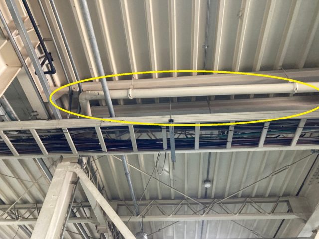 平野区で樋から雨漏り