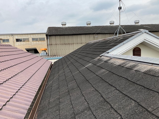 スレート屋根の劣化