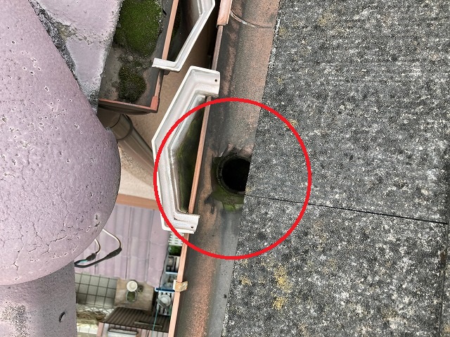 じょうごの詰まり確認