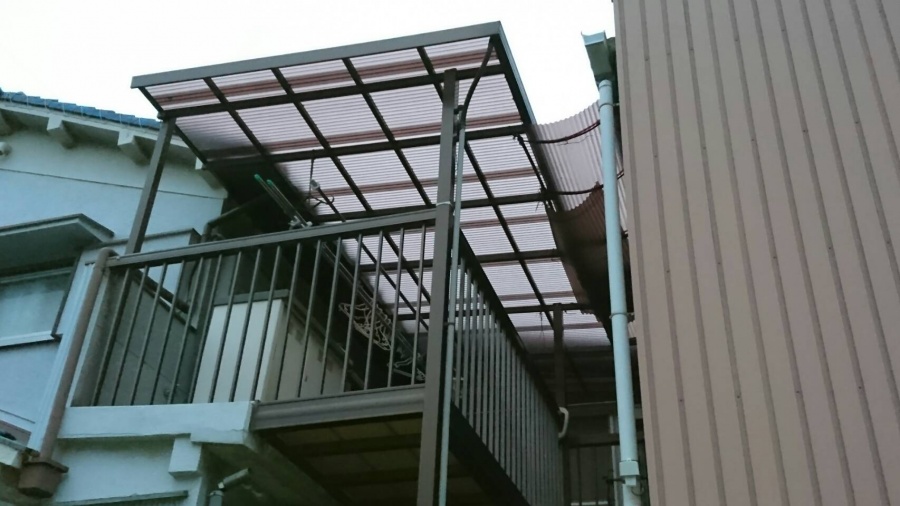 八尾市ブロンズマット波板