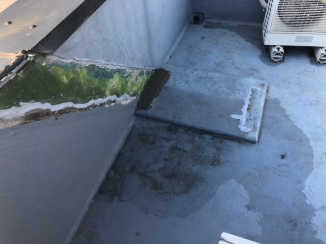 屋上の階段撤去