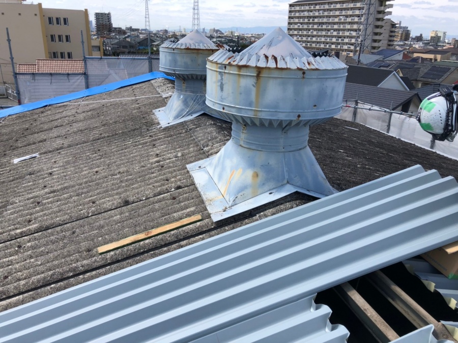 ルーフファン脱着