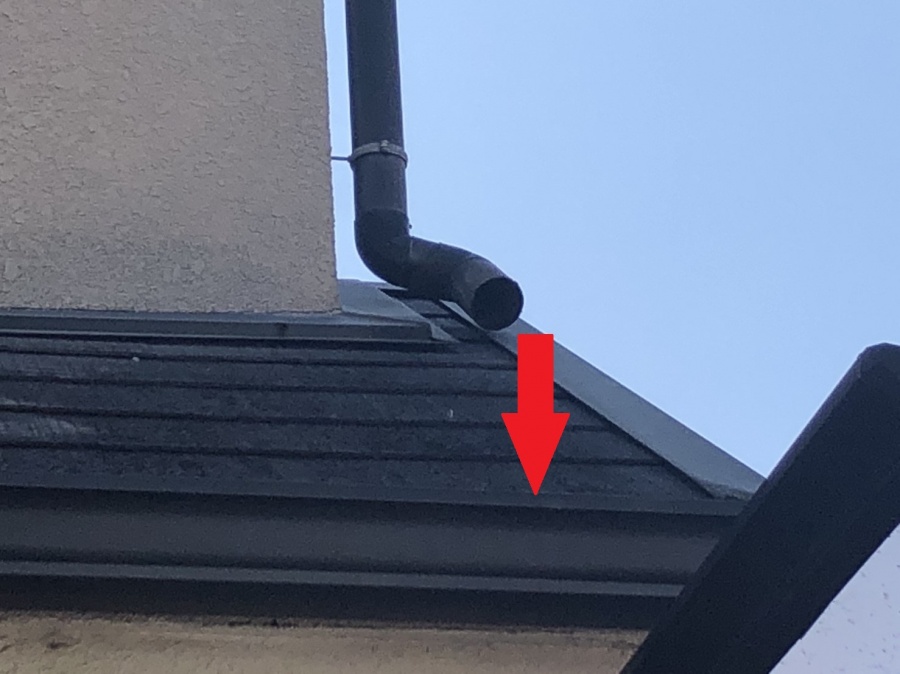 八尾市　波板のフックが取れた