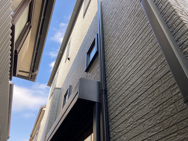 サイディングの壁