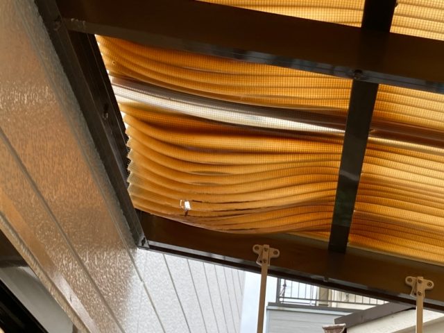 東大阪市の波板劣化