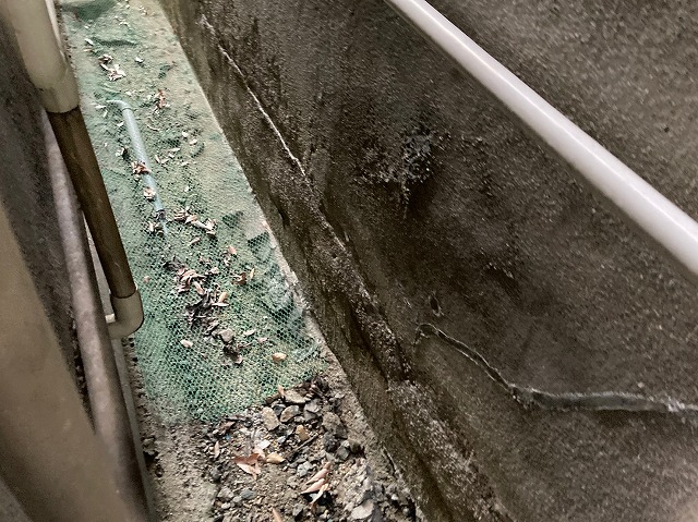 基礎のモルタル劣化