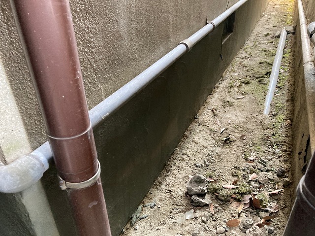 お家の外壁左官補修