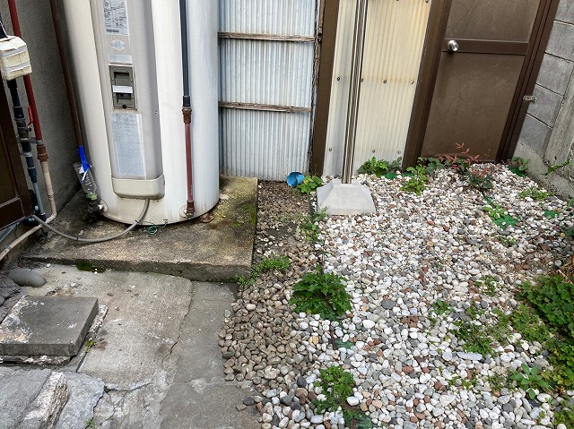 テラス柱設置位置