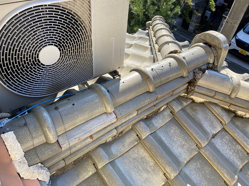 2階建て屋根現調