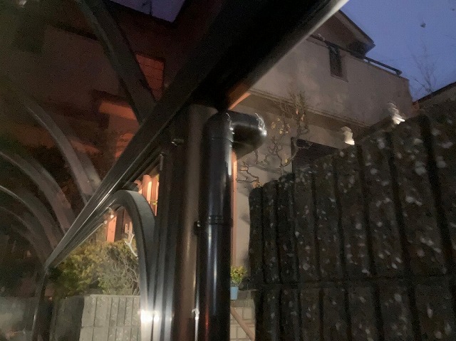 カーポート樋交換