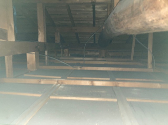 和室天井裏点検