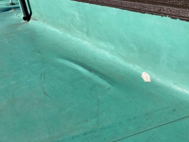 屋上シート防水の劣化