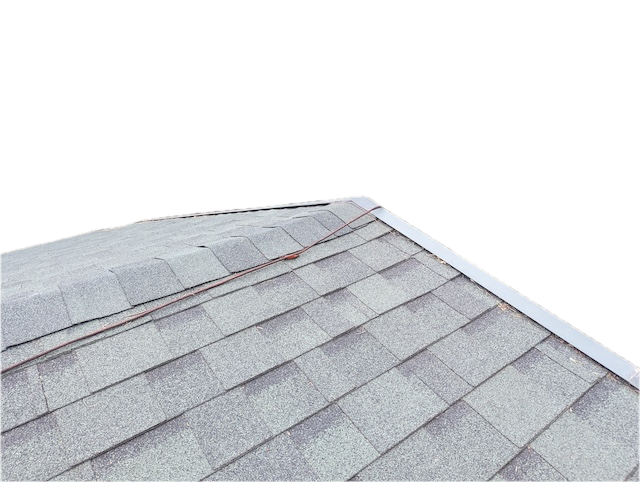 釘が露出しない同質仕様の棟板金。釘浮きの指摘が嘘である証拠写真。