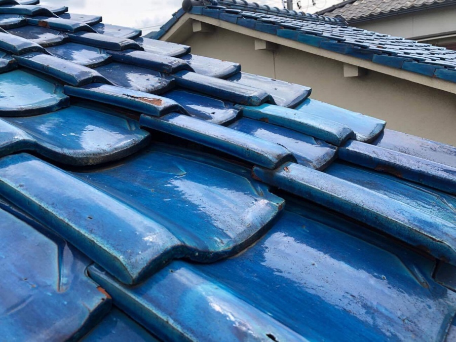 八尾市　屋根瓦　ずれ
