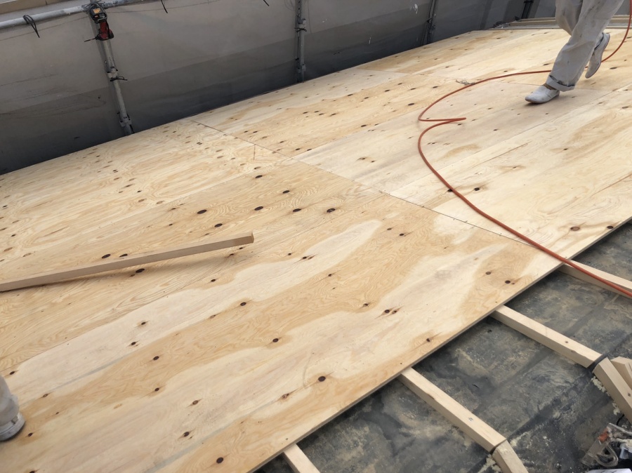 八尾　屋根葺き替え　下地