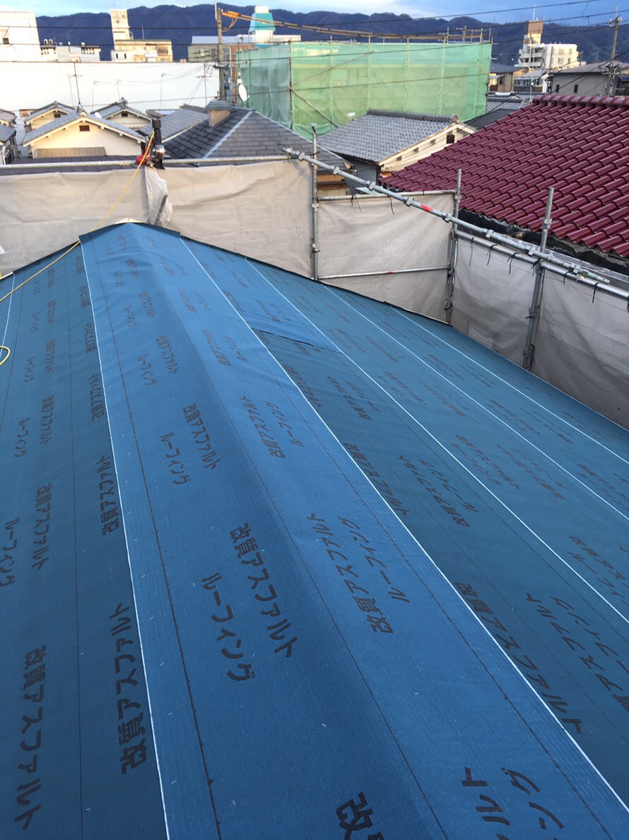 屋根　防止シート
