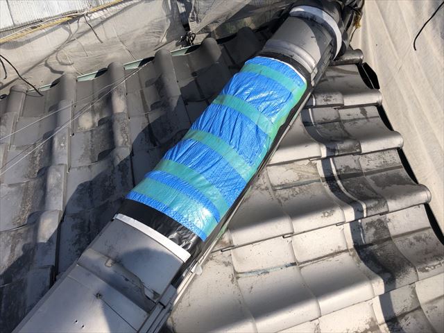 八尾市　瓦補修