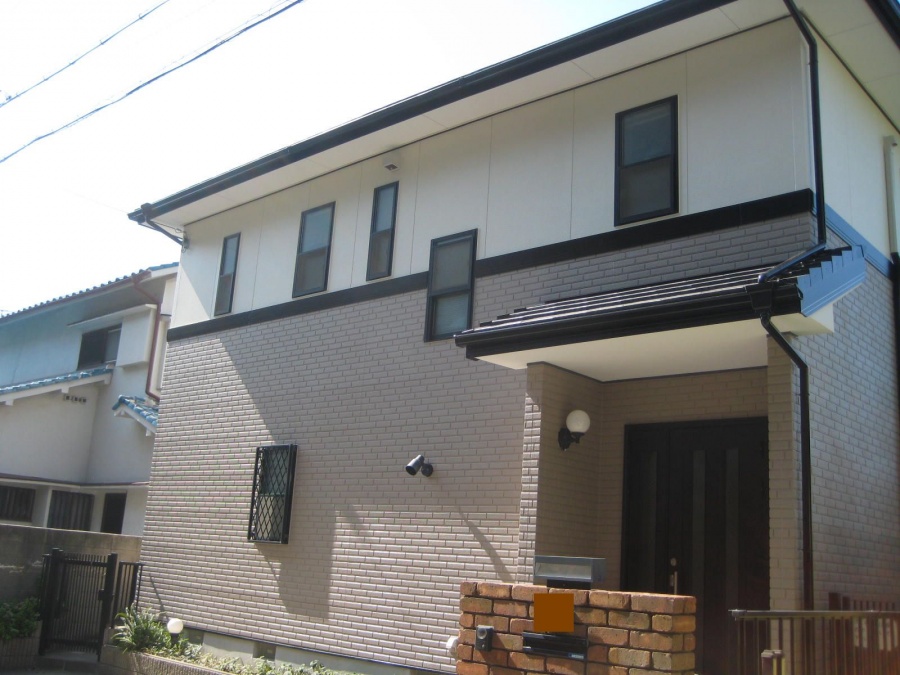 八尾市外壁塗装施工後