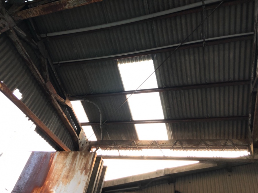 明りとり取替完了