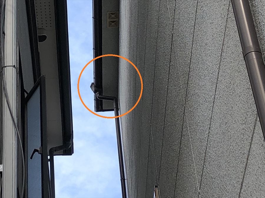 八尾 樋 雨漏れ