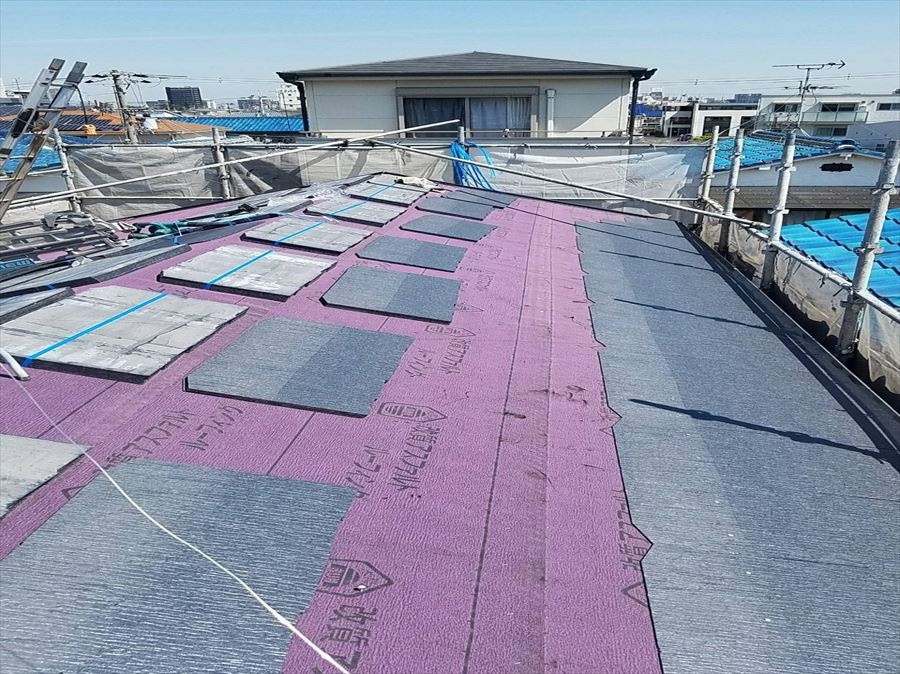 八尾市でスレート屋根に葺き替える
