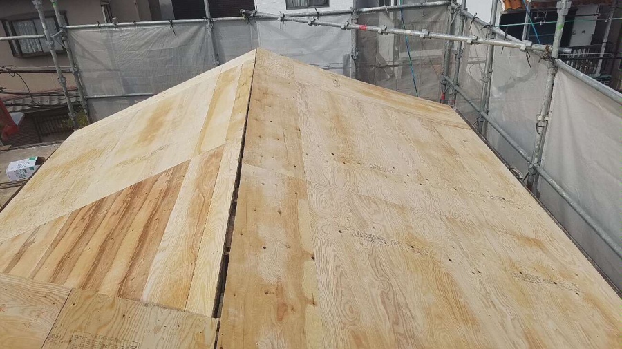 屋根の下地工事