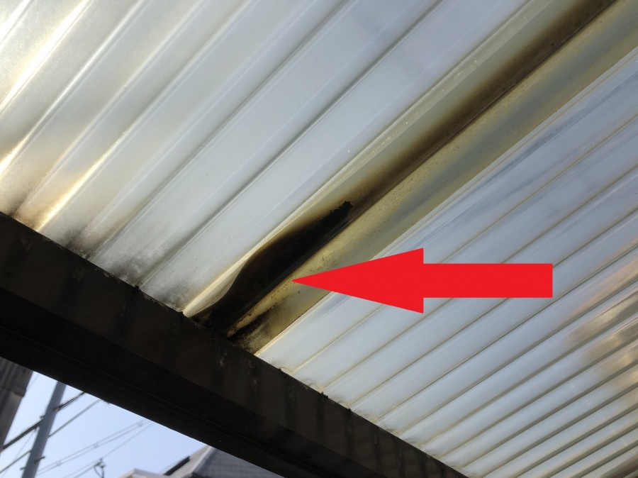 八尾市 波田 変形