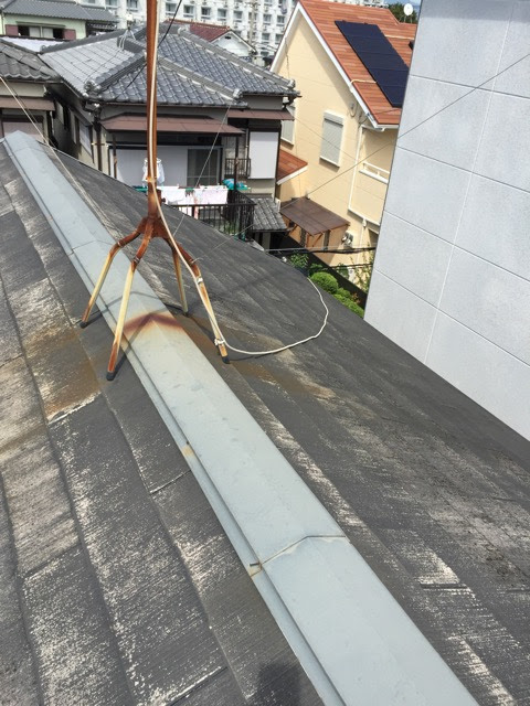 アンテナのサビと屋根材への悪影響
