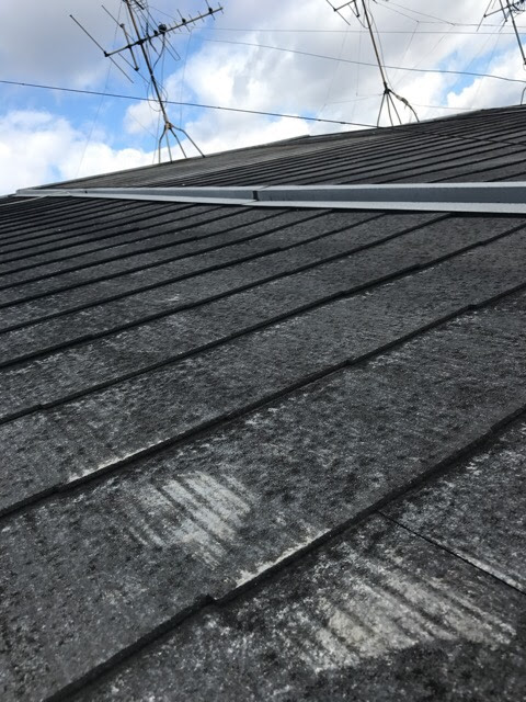 谷板金まわりの屋根