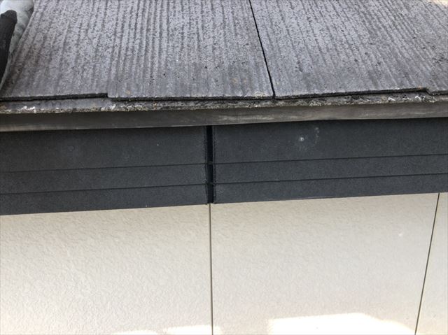 加古川市の破風のコーキング