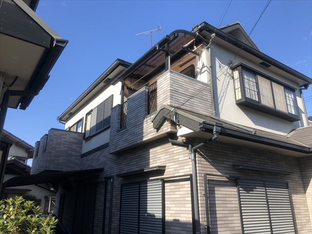 加古川市の火災保険利用の破風交換工事の完工写真