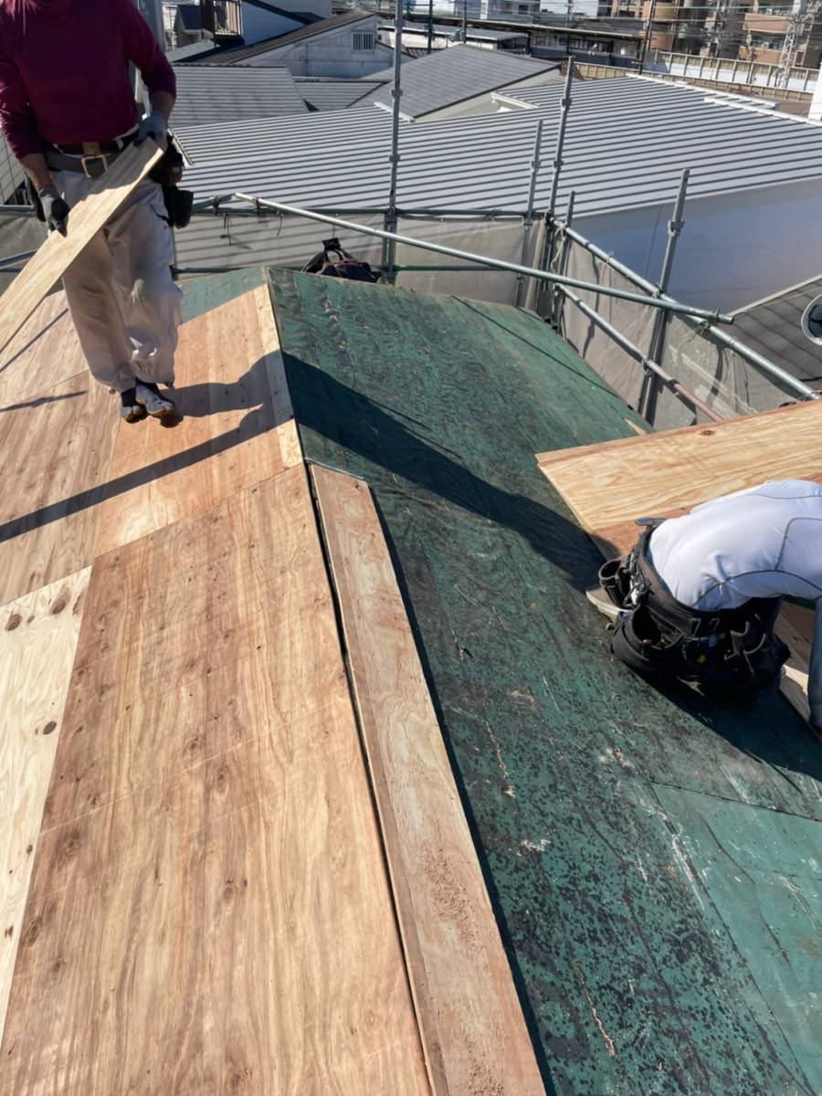 既存ベスト撤去