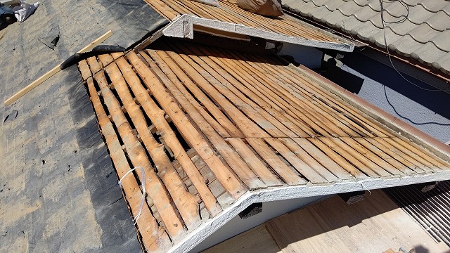 ルーフィング捲り