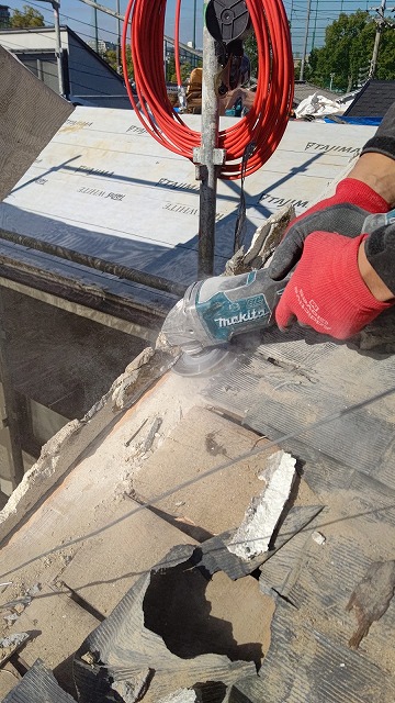 モルタルカット