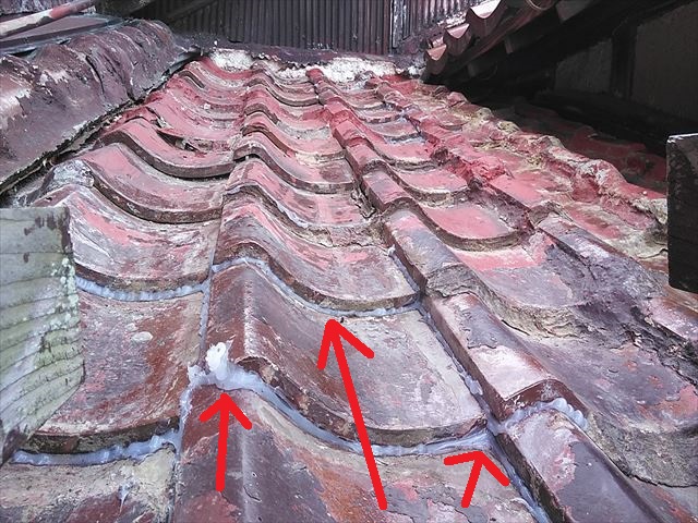 コーキング　間違った補修