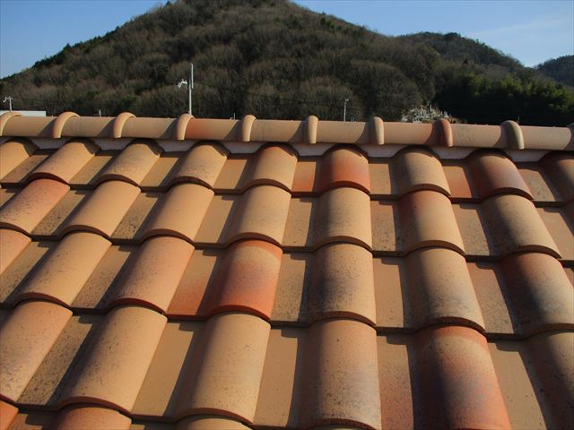 姫路市の屋根の漆喰の現地調査