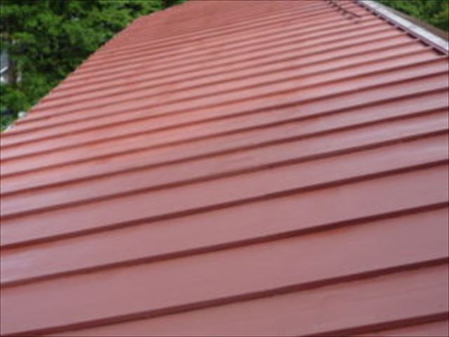 金属屋根のひとつのトタン屋根