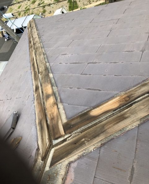 棟板金飛散状況