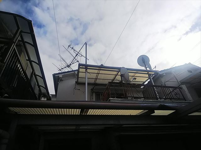台風被害現地調査全景