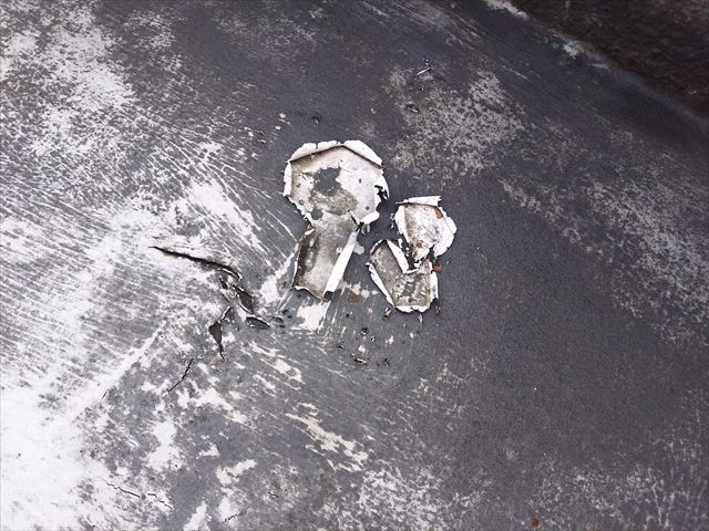 バルコニー防水不具合