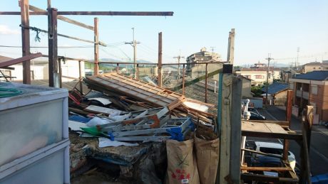 屋根・壁撤去完了