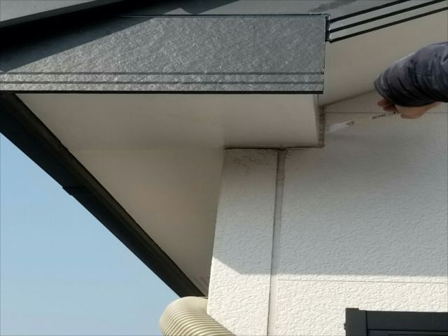 破風板タッチアップ②