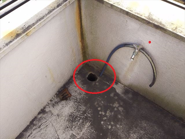バルコニー排水口