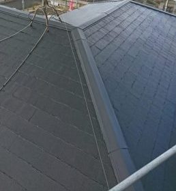 屋根塗装完了
