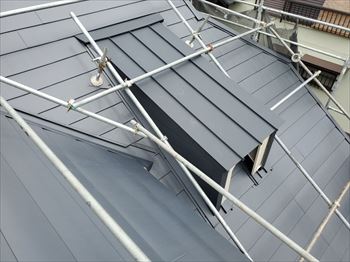 カバー工法完了　全景