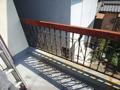 ベランダ手摺現状